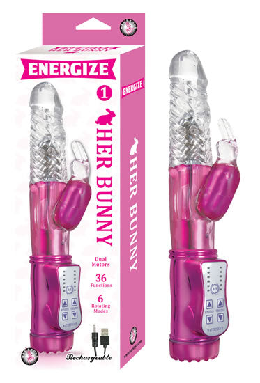 ENERGIZE HER BUNNY 1 PINK RABBIT VIBRATOR