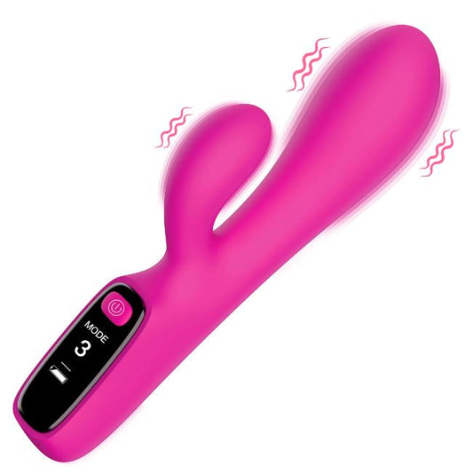 DIGITAL SILICONE RABBIT VIBRATOR